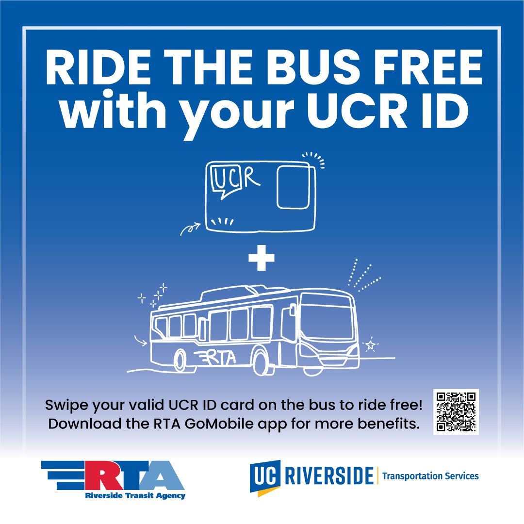 Ride the bus free with your UCR ID