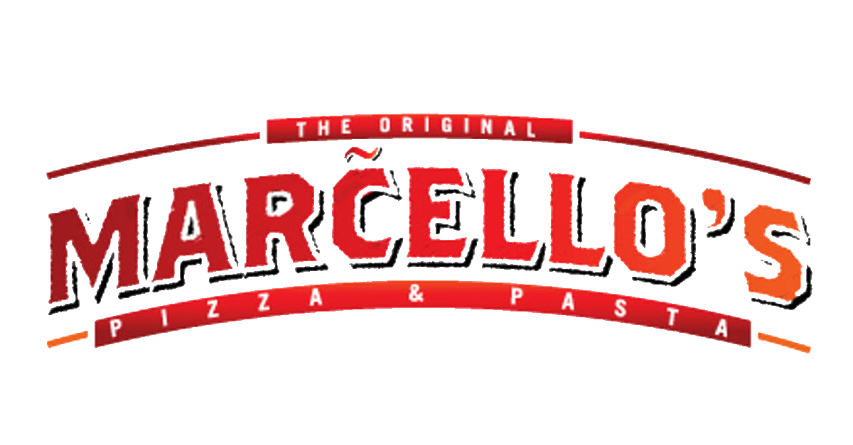 Marcello's Pizza logo.