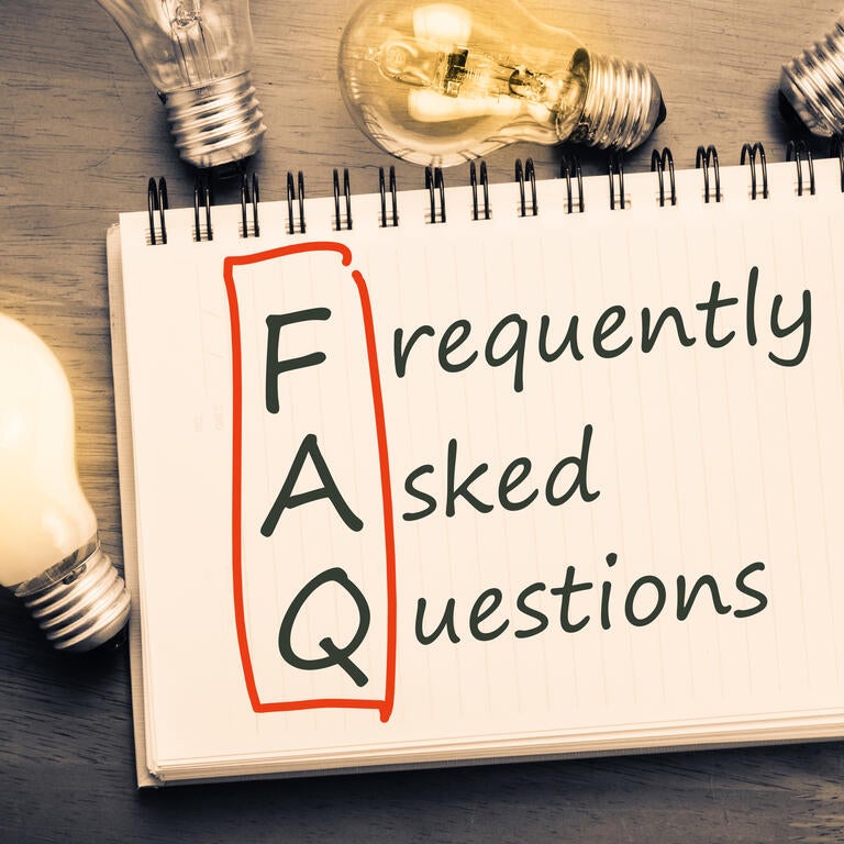 Frequently asked questions notebook