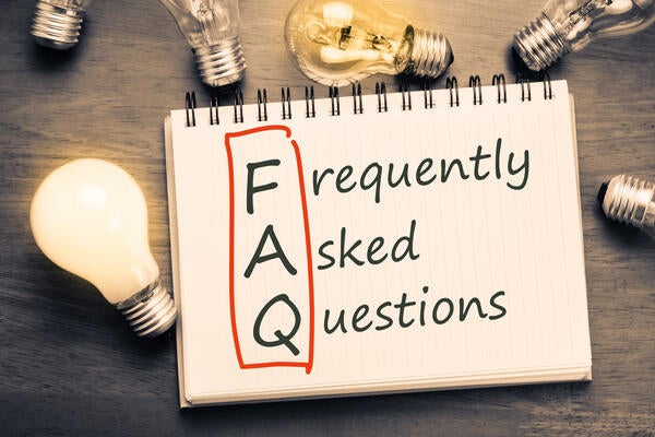 Frequently asked questions notebook